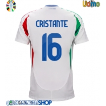 Maglie da calcio Italia Bryan Cristante #16 Seconda Maglia Europei 2024 Manica Corta